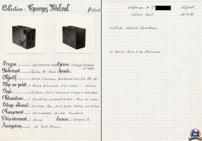 Fiche 1005 - Poulenc - Détective Stand Camera.jpg