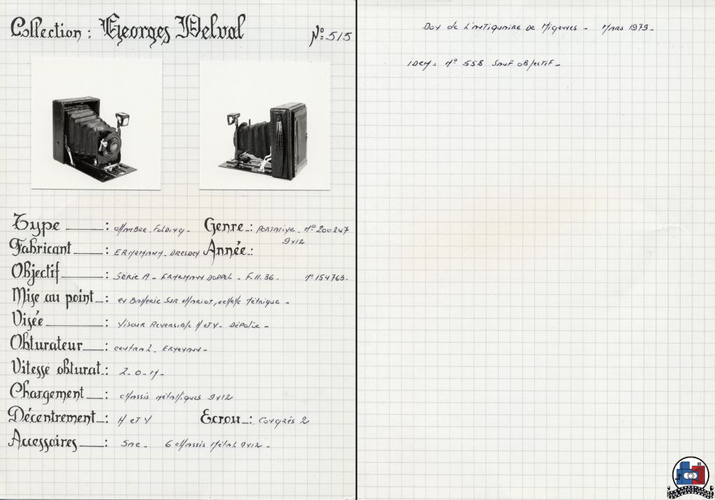 Ernemann - Folding plate 9x12