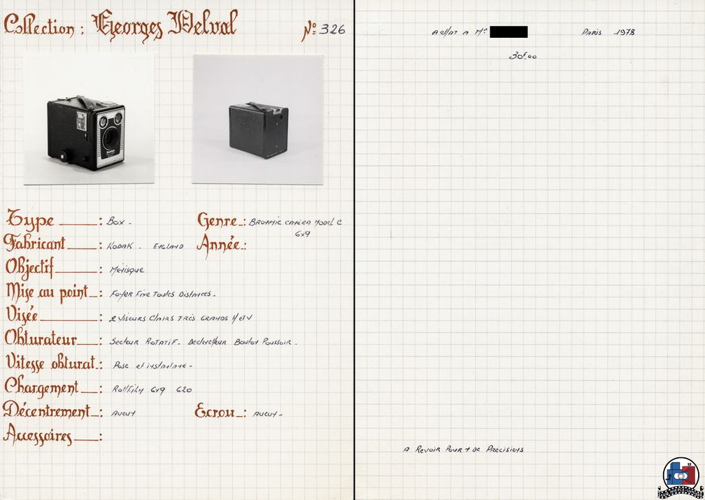 Kodak-Brownie - Box Modèle C