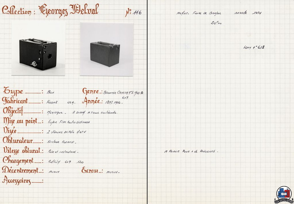 Kodak-Brownie - Box N°2 Modèle D