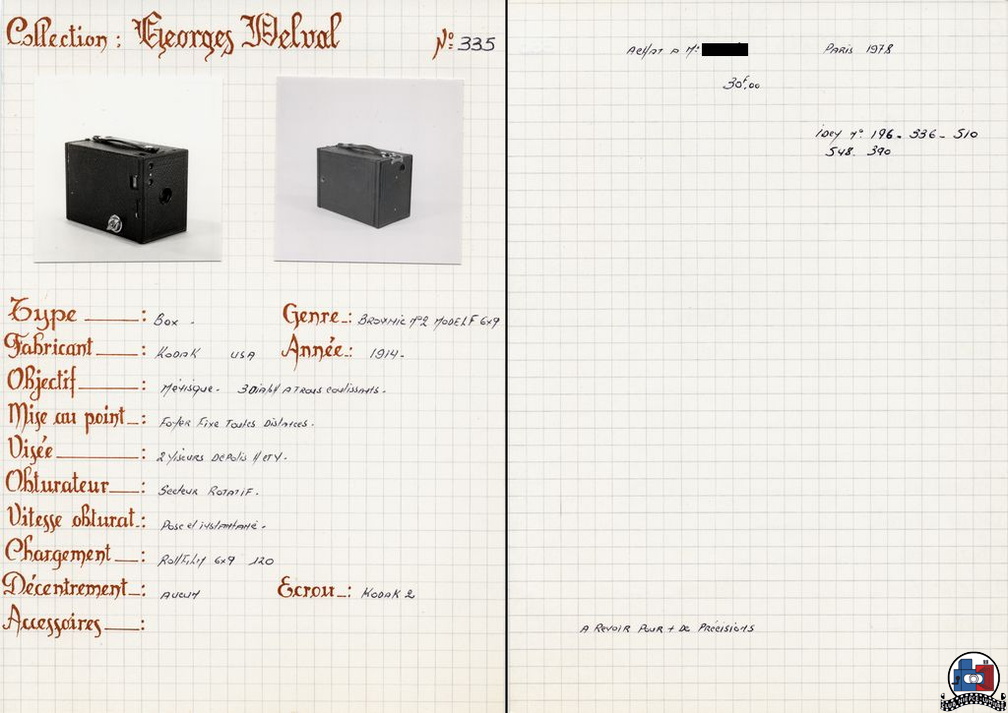 Kodak-Brownie - Box N°2 Modèle F