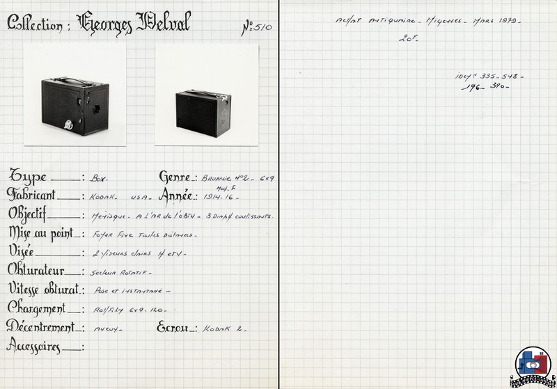 Kodak-Brownie - Box N°2 Modèle F