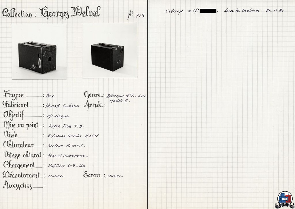 Kodak-Brownie - Box N°2 Modèle E